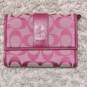 Pink Coach wallet